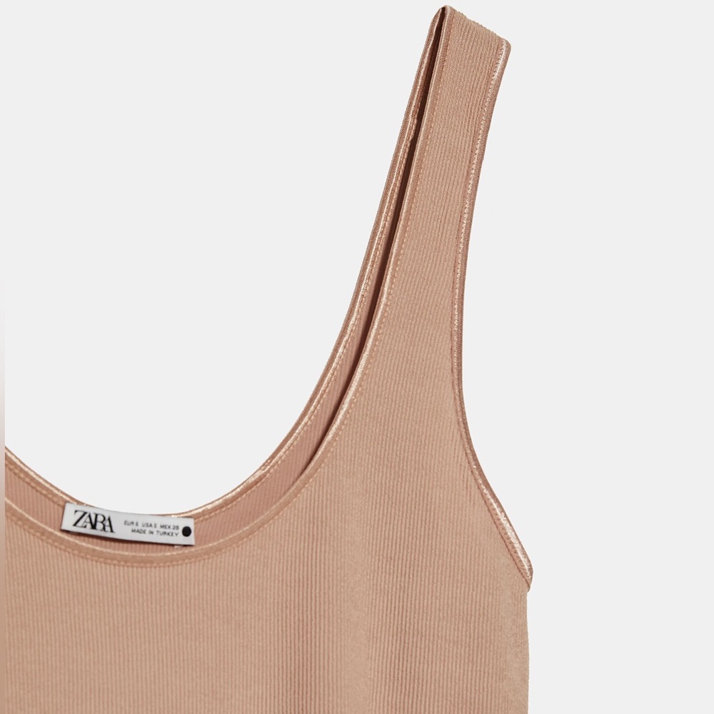 Zara Ribbed Knit Tank - Picture 4 of 10